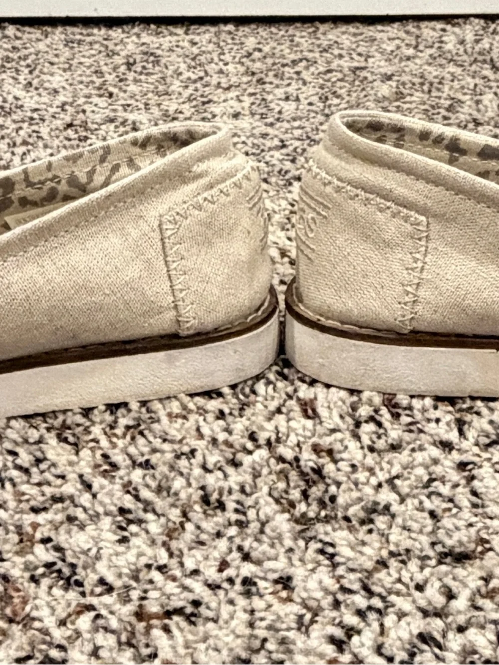 BOBS from Skechers Women's Slip-On Canvas Espadrilles in Natural Beige